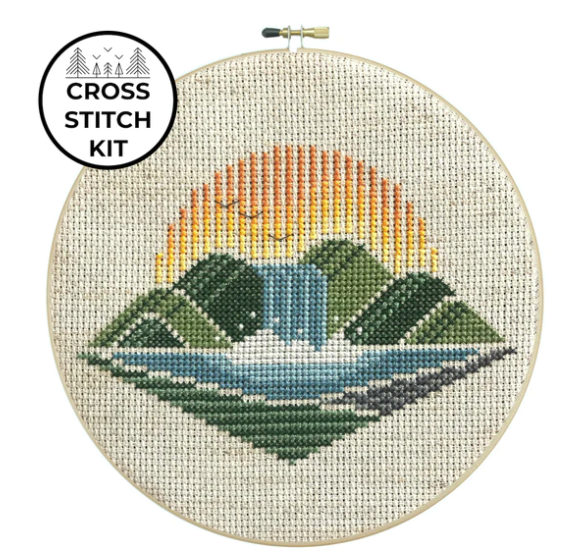 Waterfall Vista Cross Stitch Kit – Elizabeth Bolten Studio