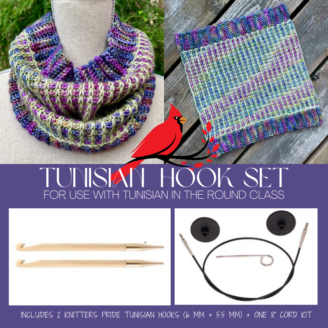 Clover Interchangeable Crochet Hook Set (Tunisian/Afghan) - The Thoughtful  Artisan