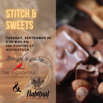Stitches & Sweets (SEPT 30)